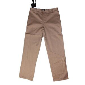 NWT Versace Mens Khaki Flat Front Pants Size IT 48